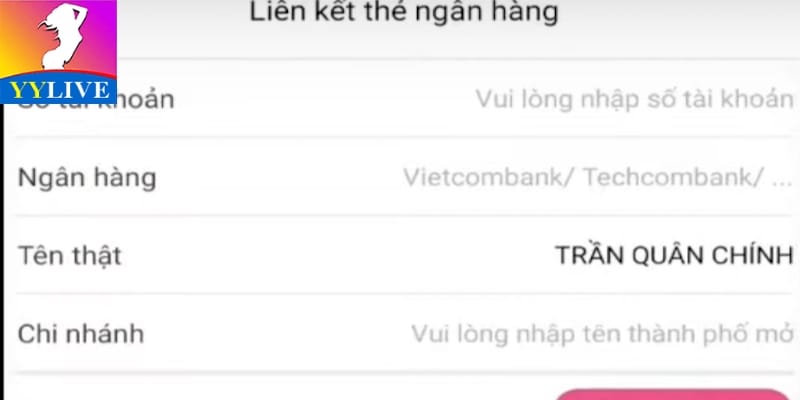 Rút Tiền YYlive - Quy Trình Giao Dịch Nhanh Và An Toàn 6 Hướng dẫn thủ tục để thực hiện giao dịch rút tiền tại ứng dụng YYlive