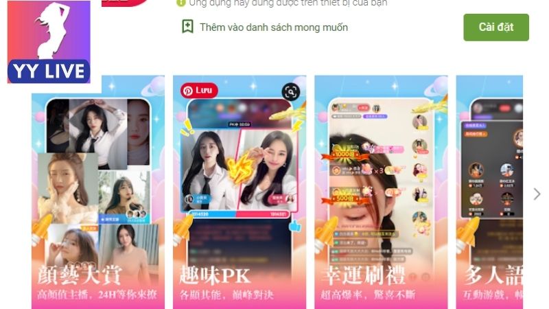App Liveshow China IOS – Tải Ứng Dụng Livestream Siêu Hot 5 Những app liveshow China iOS nổi bật